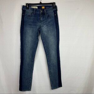 Anthropologie Pilcro two tone wash STET cut slim jeans size 25